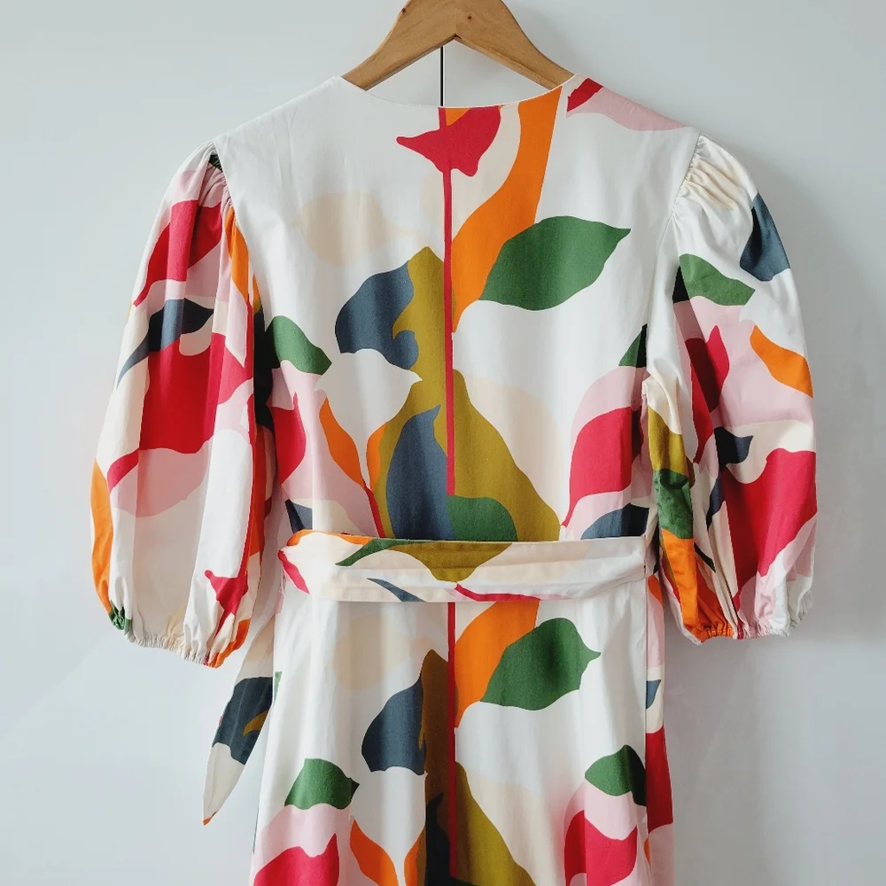 Hutch Multicolor Abstract Midi Dress - Picture 10 of 15